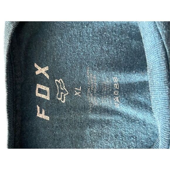 Fox Mens Green Racing MX74 Biking Skating Moto Short Sleeve T-Shirt Size XL - Picture 4 of 9